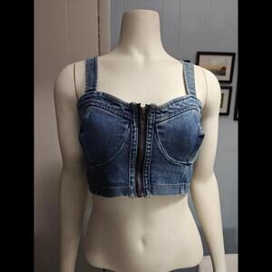 Kirra Denim Halter Top